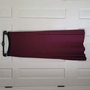 Free People womens deep purple burgundy maxi skirt sz M